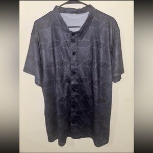 Men's Hawaiian Print Buttondown
